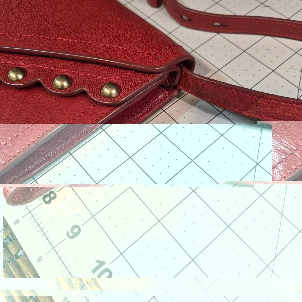 Women Lucky‎ Brand Ruth Scalloped Crossbody Bag Boho-Chic Western Inspired